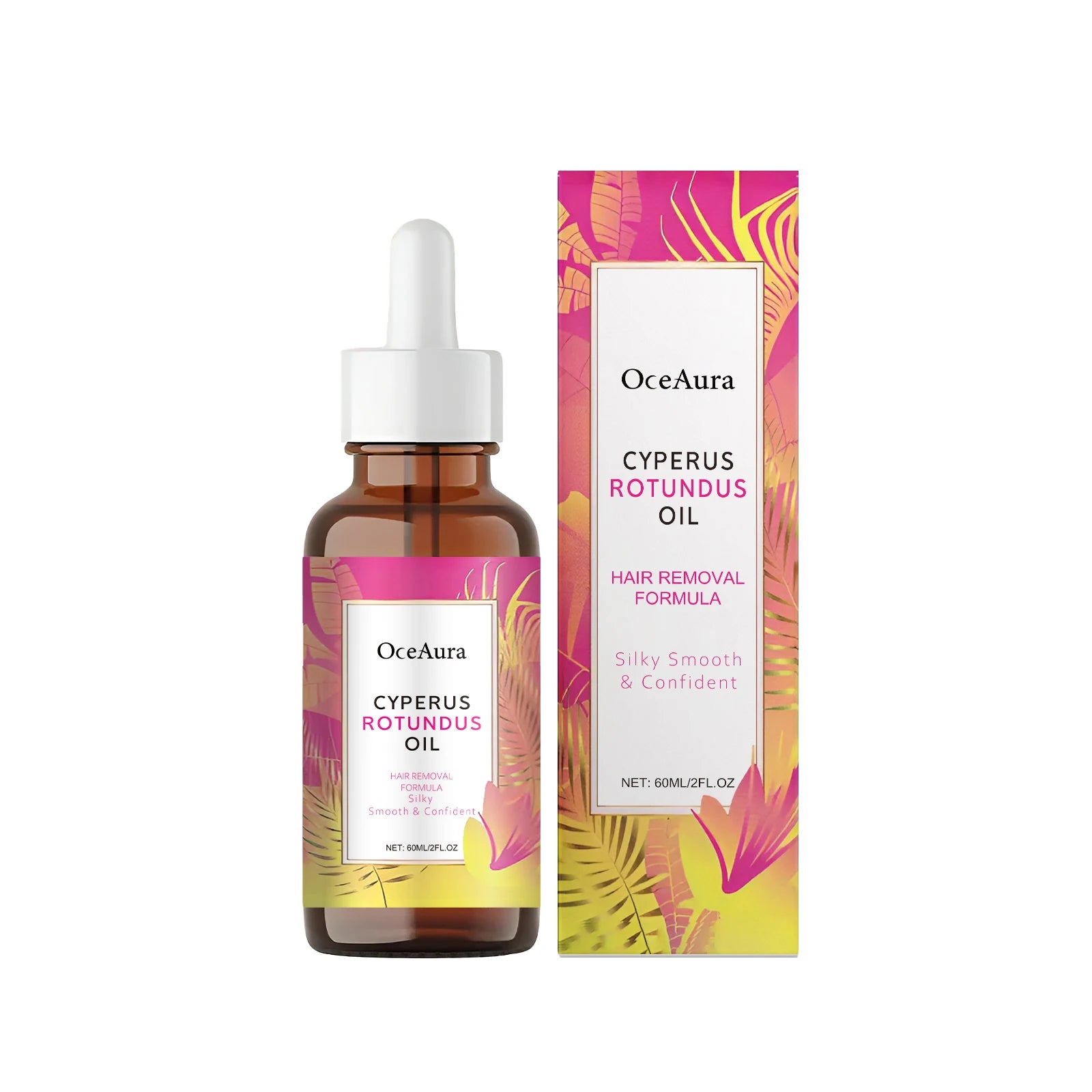 Cyperus Rotundus Oil Body Hair Remover Hydrating — Pink | KIMLUD