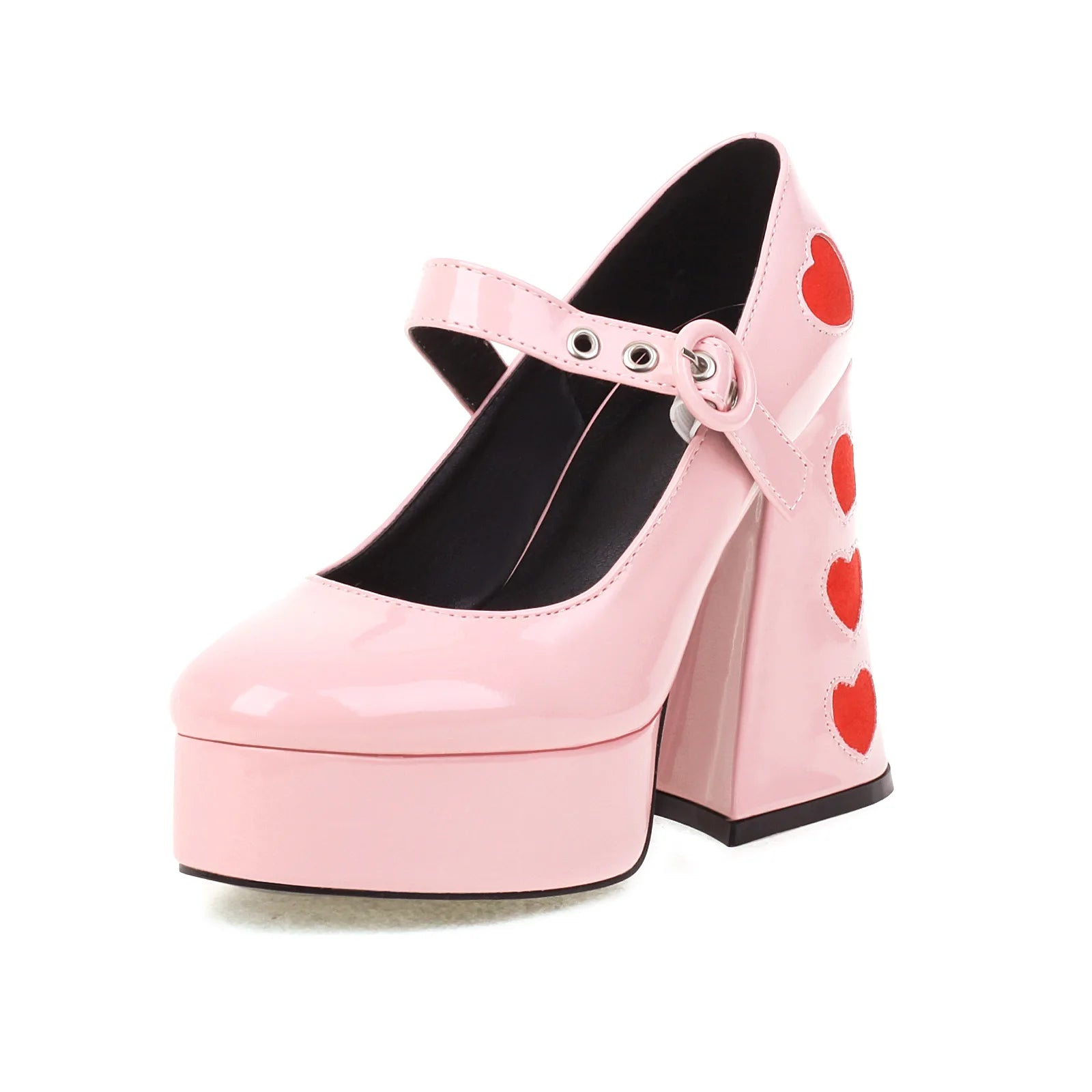Mary Jane Heeled Shoes – High Heel – Leather Upper | KIMLUD