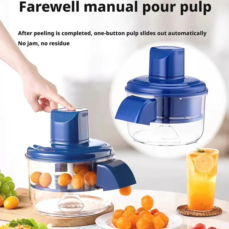 New Automatic Quick Small Fruit Electric Peeler Portable Wireless Home Fruit Cake Machine Kitchen Tool Home Accessories