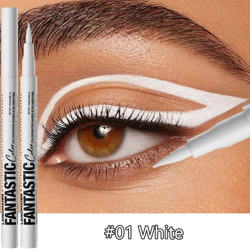 Liquid Eyeliner – Waterproof – Liquid – White | KIMLUD