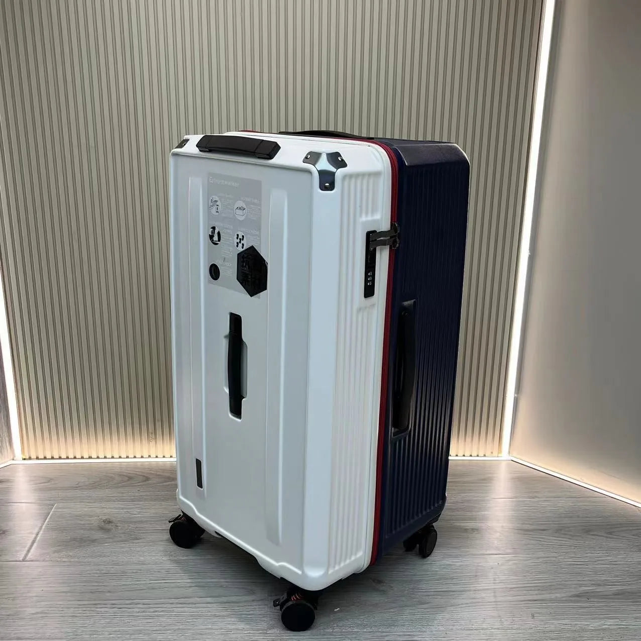 Large Size Suitcase with Five Wheels Brake Luggage Carrier 28 inch PC Material Cabin Trip Suitcase TSA Lock 32/36/50 inches