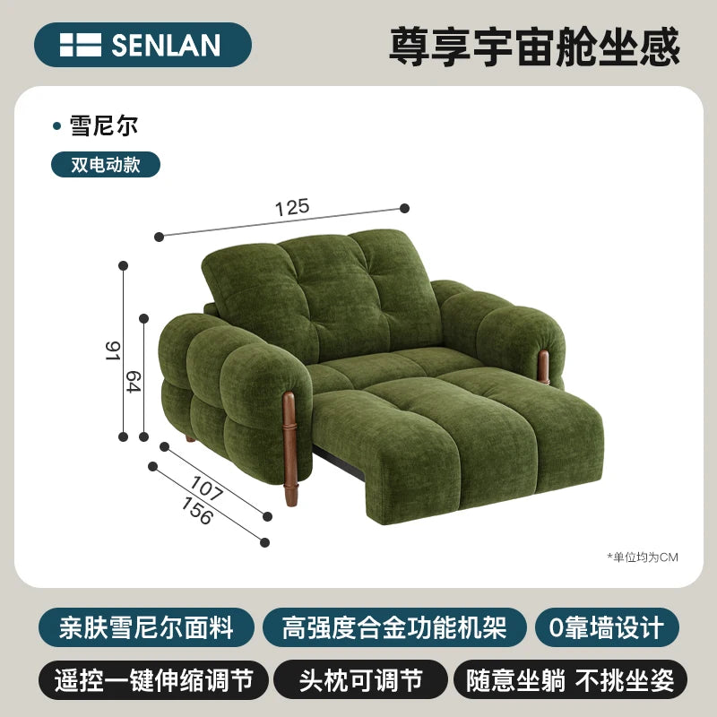 Chinese Style Sofas Multifunctional Seat Bag — Cream | KIMLUD