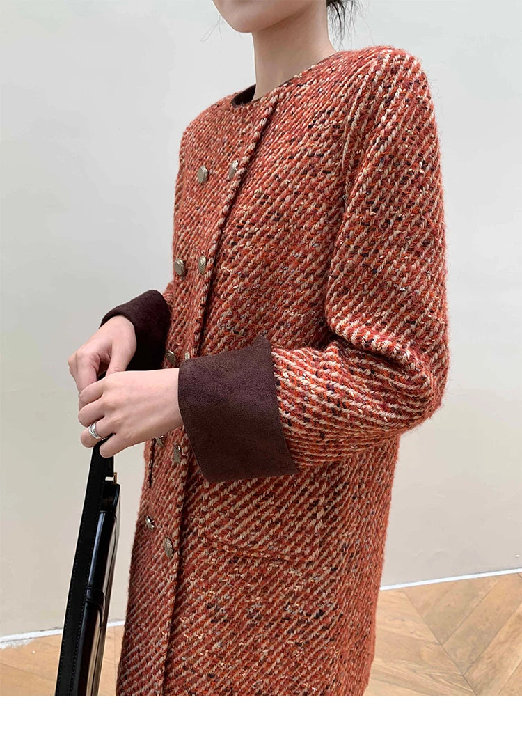 Dresses – Autumn Winter Socialite Style – Polyester – Loose Fit | KIMLUD