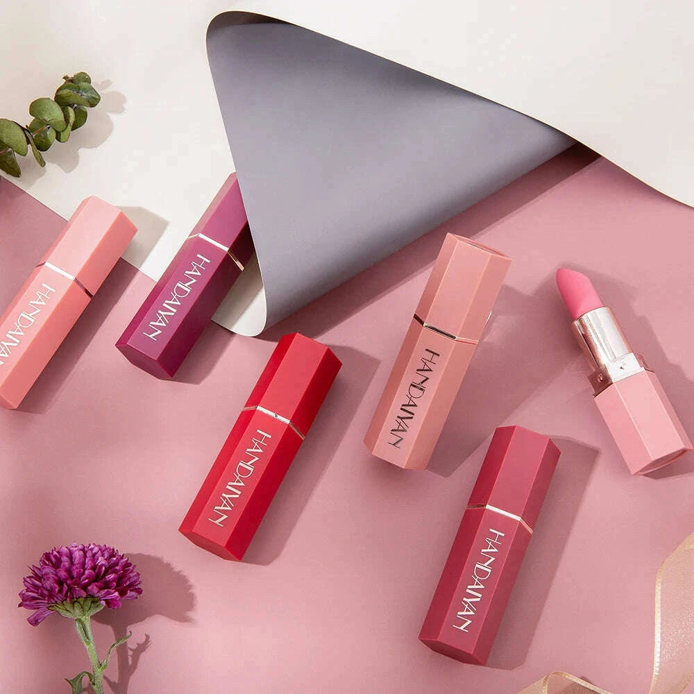 6-color-matte-lipstick-non-fading-non-stick-cup-long-lasting-velvet-finish-smooth-matte-lip-color-waterproof-smudge-proof-kimlud-kimlud-33921869