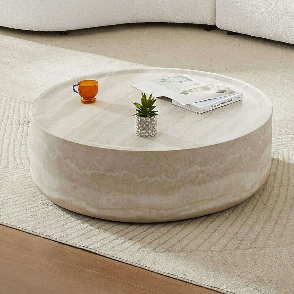 3937”-round-coffee-table-travertine-textured-tables-fiberglass-center-side-tables-for-living-room-office-coffee-table-kimlud-kimlud-33921491