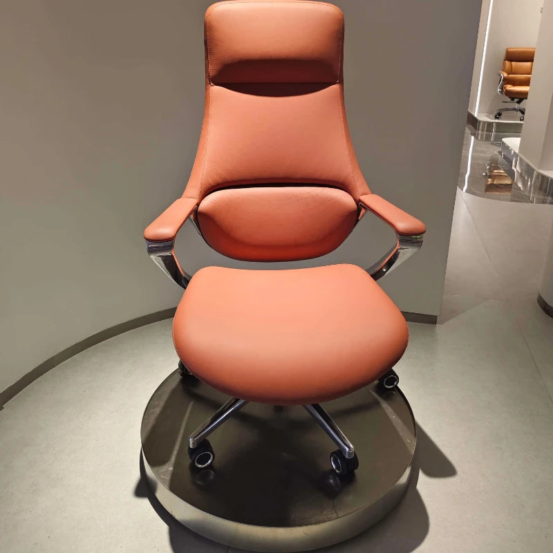 Premium Leather Office Chairs — Blush Pink | KIMLUD
