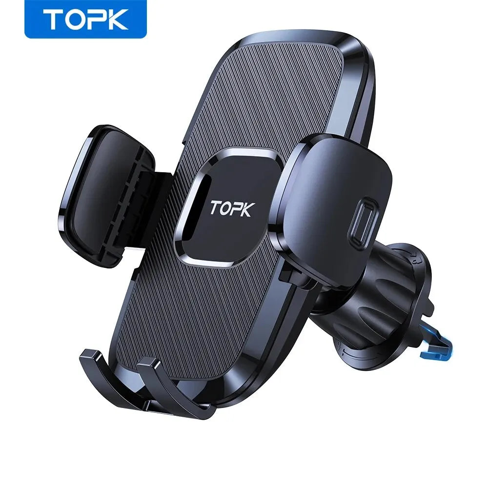 Car Phone Holder Mount – Air Vent Clip – Universal – Black | KIMLUD