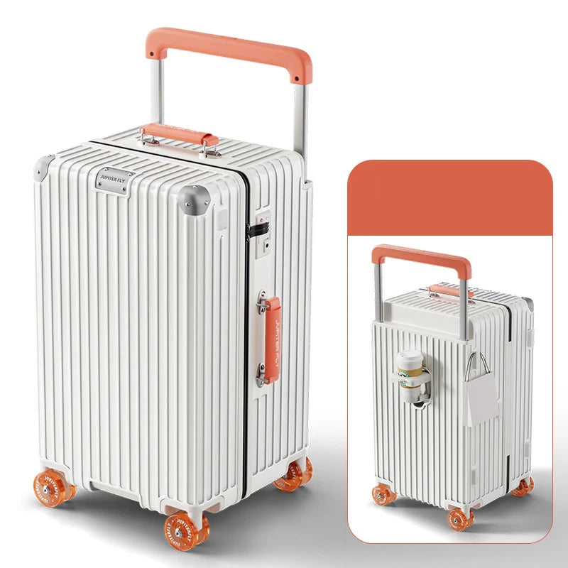 Travel Suitcase – Multi Size Luggage with Wheels – Polycarbonate Zipper | KIMLUD