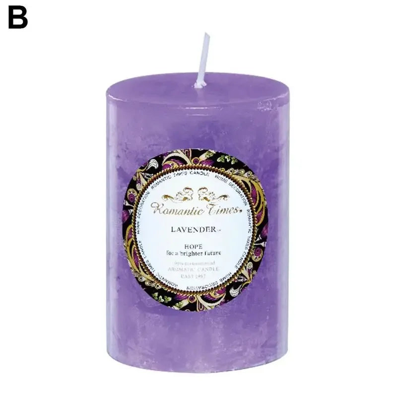KIMLUD, Household Smokeless Column Wax Scented Candles Church Holiday Wedding Scented Birthday Buddhist Candles Home Decoration, KIMLUD Womens Clothes