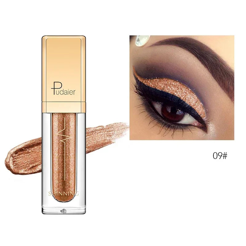 Liquid Eyeshadow – Waterproof – Gel – Purple Gold Metallic | KIMLUD