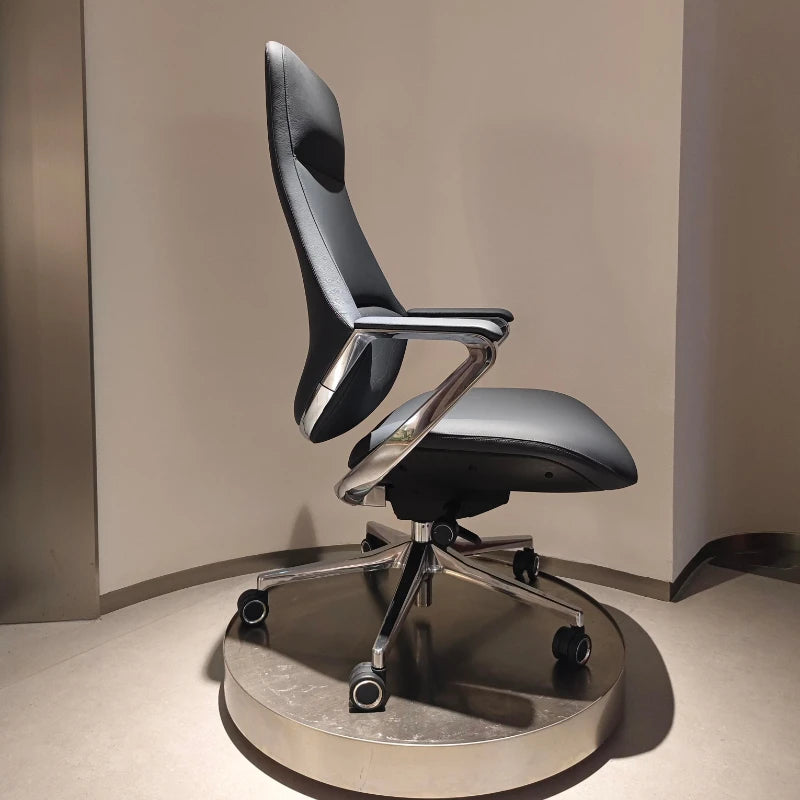 Premium Leather Office Chairs — Blush Pink | KIMLUD