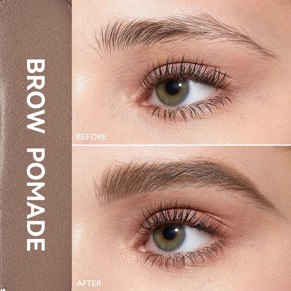 Gel Cream Eyebrow Cream Long-Lasting Waterproof — Medium Brown | KIMLUD