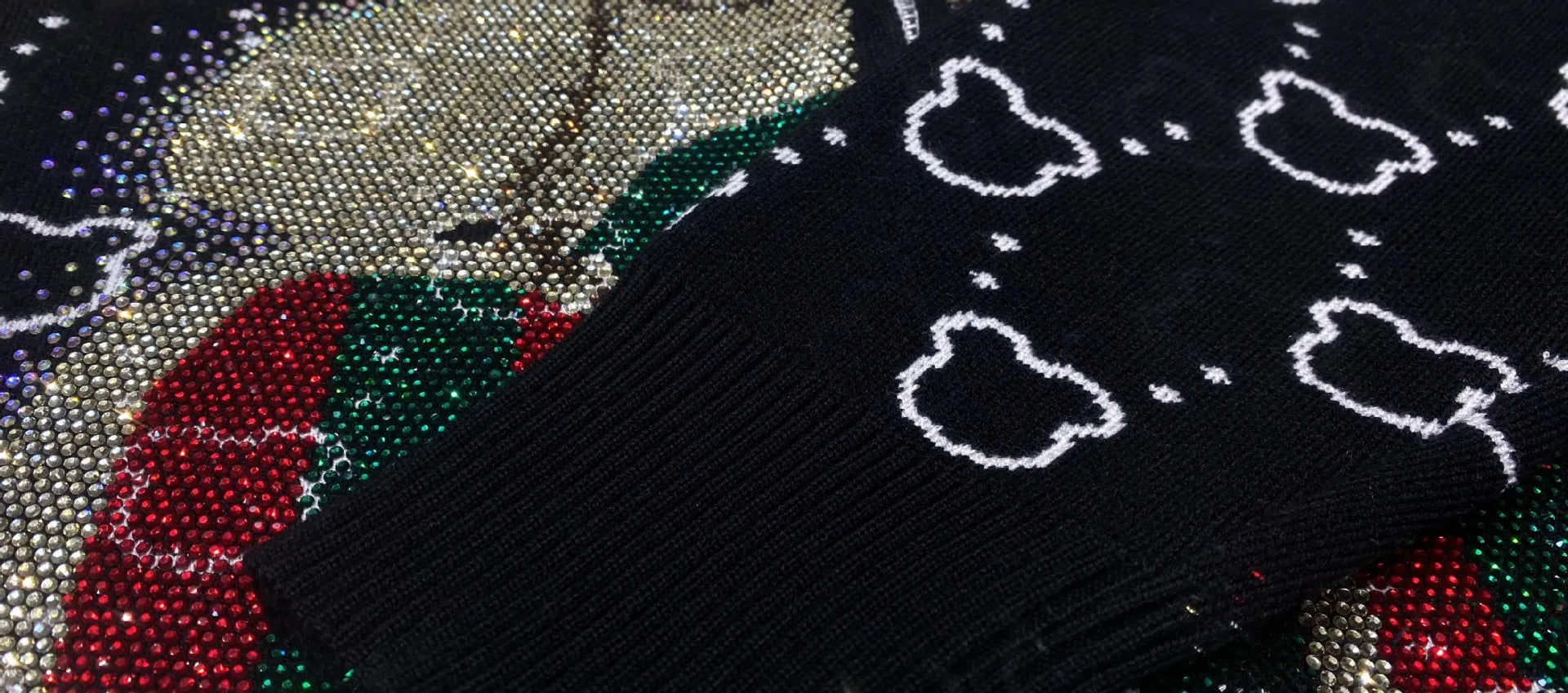 Fashion Bear Diamonds Side Stripe Pant Sets Women Autumn Tracksuit Zipper Sweater Loose Casual Two Piece Sets Womens Outifits