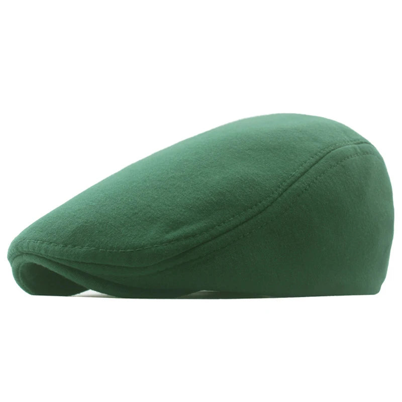 Retro Wool Cap Winter Classic Silhouette — Black | KIMLUD