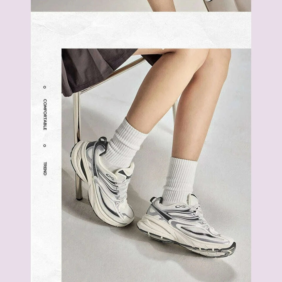 KIMLUD, Xtep Little Basque 2 Casual Shoes for Men 2025 Summer Vintage Breathable Comfortable Non-Slip Durability Sneakers 875219320017, KIMLUD Womens Clothes