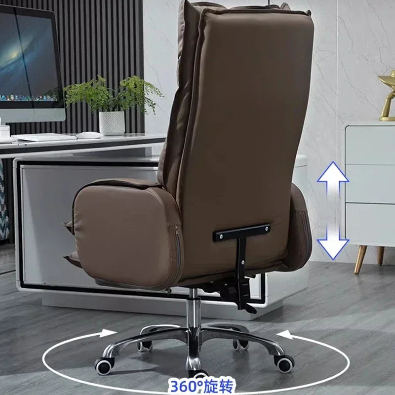 Luxurious Comfort Office Chair Ergonomic Relaxing Modern Gaming Office Chair Computer Swivel Office Furniture Chaise Bureau LLOC