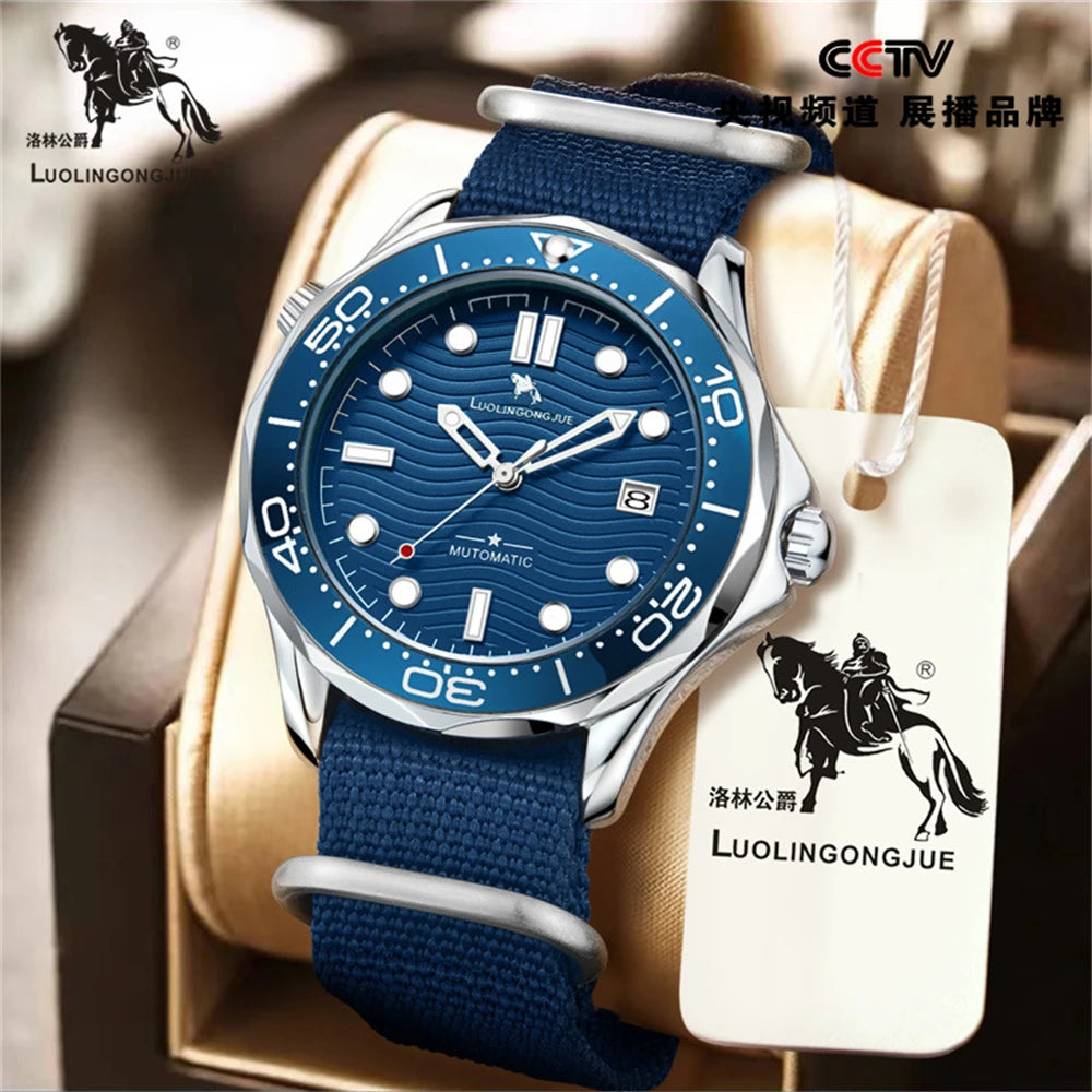 Men's Luxury Brand Business Sport Automatic Mechanical Watches 2025 Waterproof MM300 NH35 Steel Watch For Man WristWatches Clock
