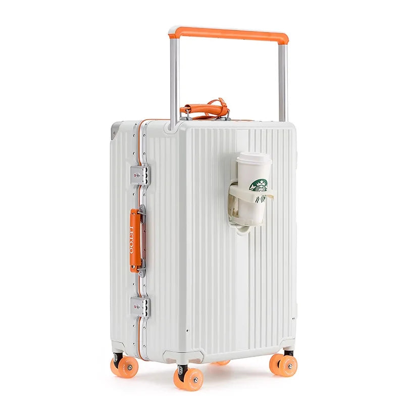 Luggage for women 2025 new model, sturdy and durable, 28 inch travel suitcase, suitcase, password box, 20 inch small boarding ca