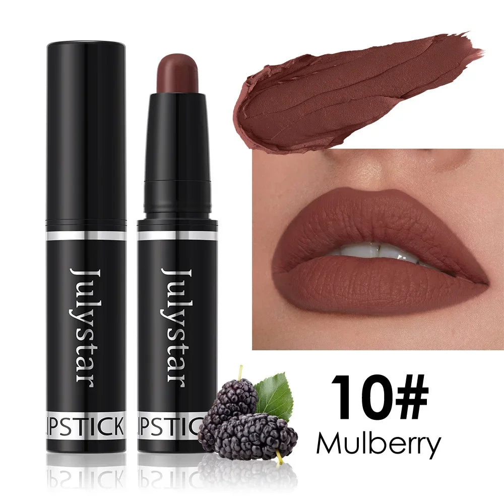 Matte Lipstick Pencil – Long-Lasting Waterproof – Nude Brown | KIMLUD
