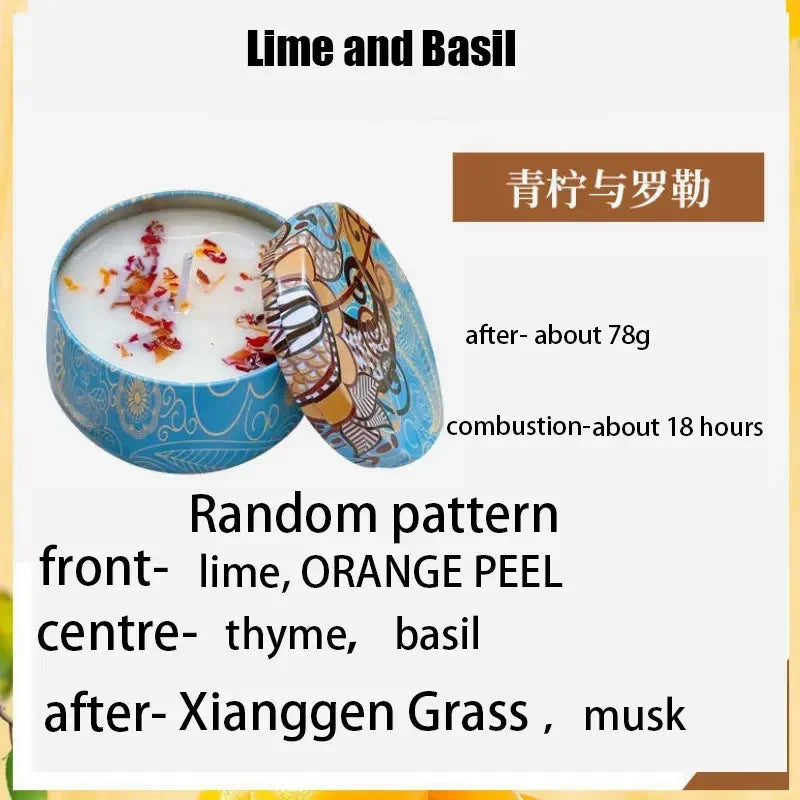 KIMLUD, Gbbma A box of notes Scented candles Use natural dried flowers candles For indoor aromatherapy, KIMLUD Womens Clothes