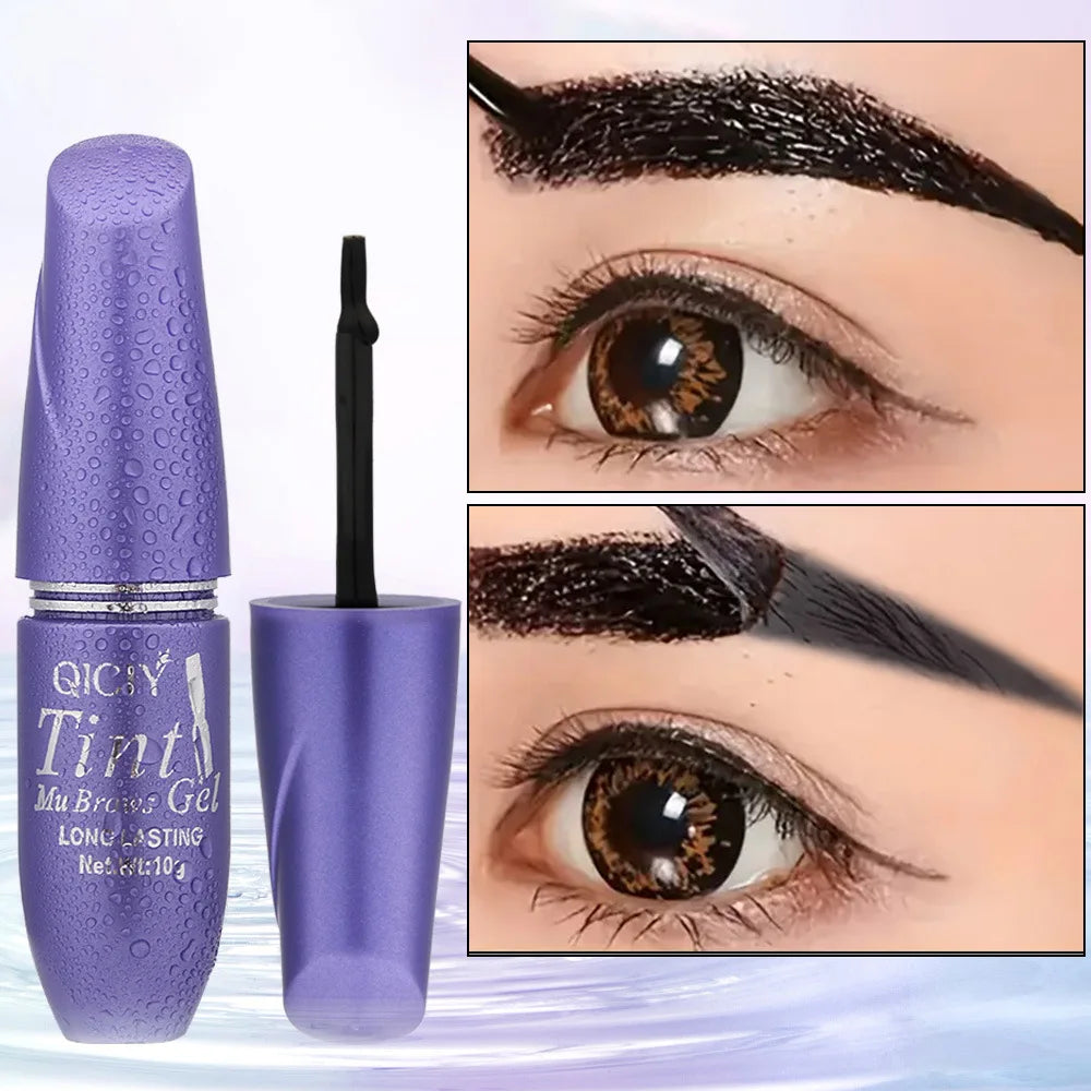 Cream-Gel Eyebrow Gel Tattoo-Effect Smudge-Proof — Purple | KIMLUD