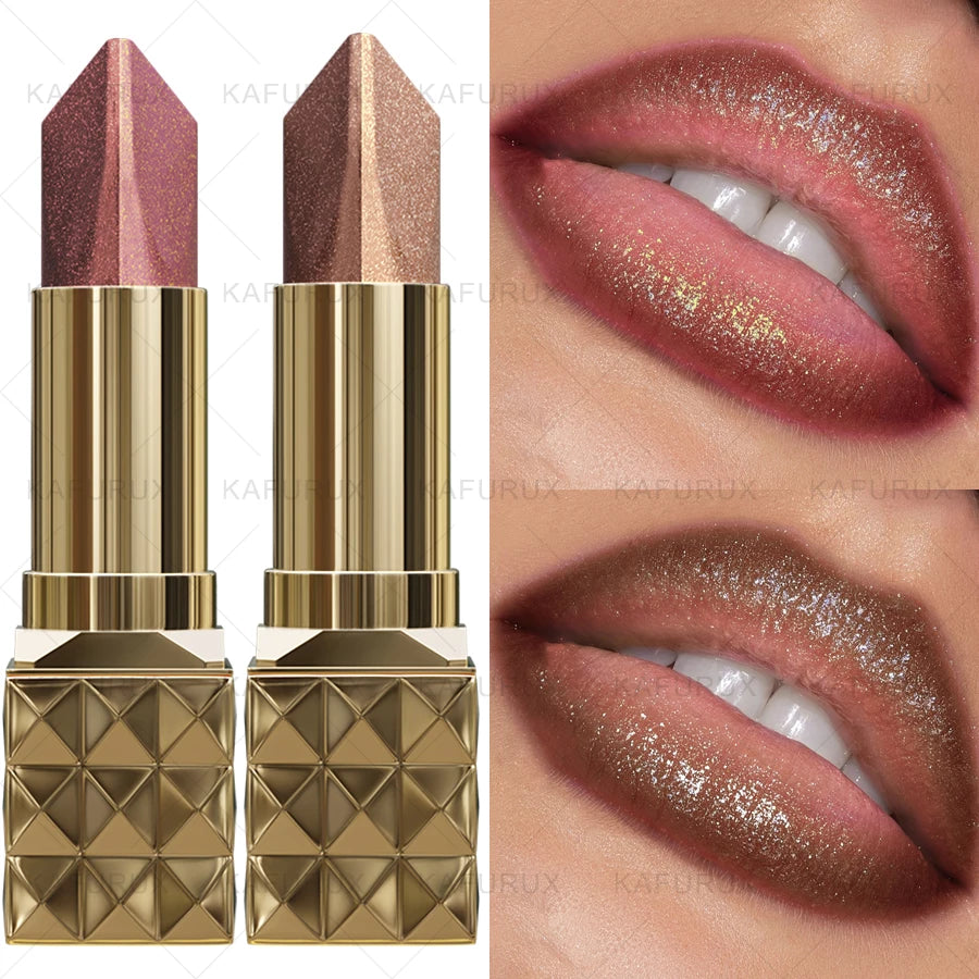 Lipstick – Two Tone Glitter – Red | KIMLUD