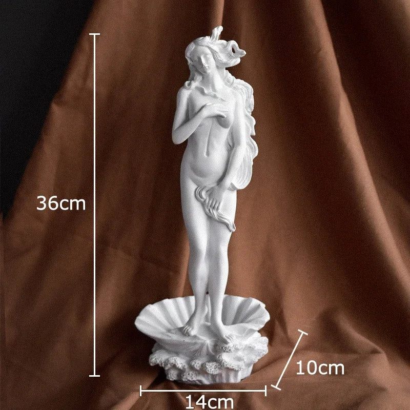 Mythological Figures Venus Goddess Statue Desk Decoration Ornaments Creative Characters Resin Sculpture Room Aesthetic Decor