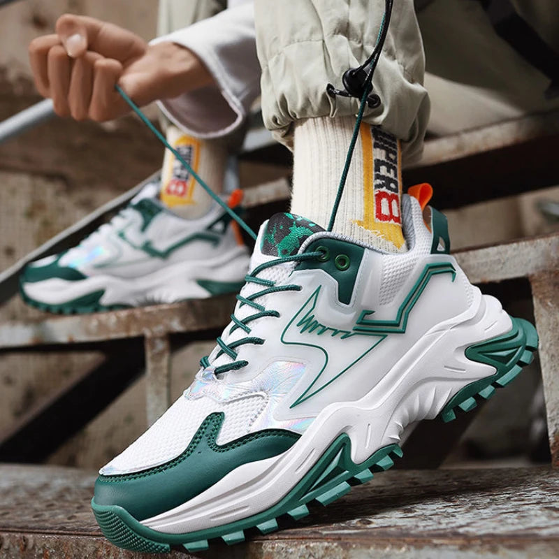 Men's Sneakers - Breathable Mesh - Casual | KIMLUD