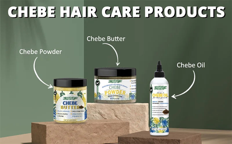 GOIPLE Chebe Butter Deep Nourishes Repair Damaged Anti Hair Loss Breakage Hair Growth Oil Mask For Hair Growth Treatment