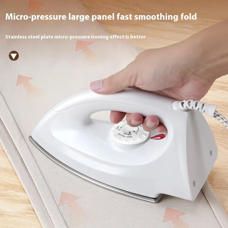 KIMLUD, Handheld Portable Household Electric Iron 1000W 5-speed Adjustable Dry Ironing Waterless Iron Suitable For Both Home And Travel, KIMLUD Womens Clothes