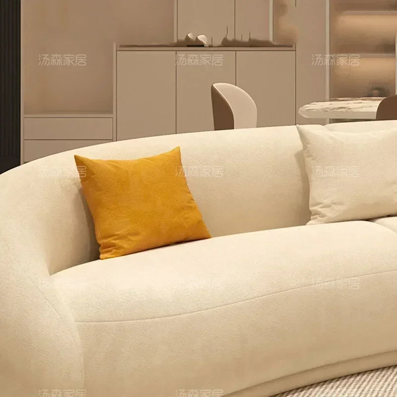 Premium Velvet Bubble Sofa Cover — Creamy Beige | KIMLUD