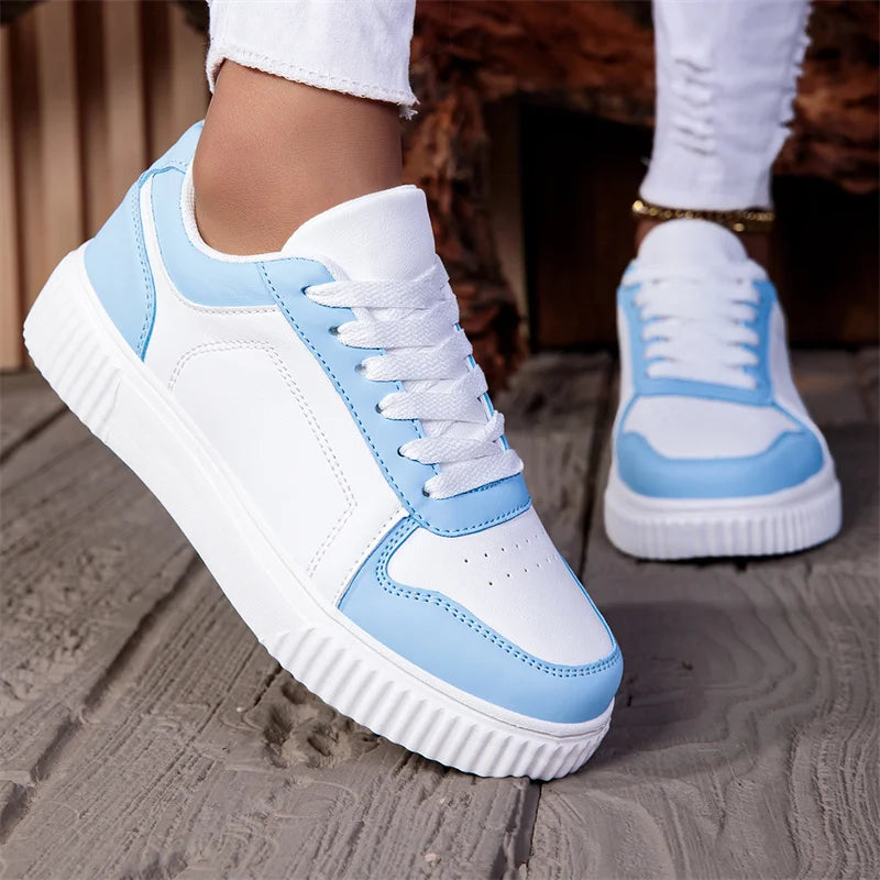 Unisex Sneakers – Large Size – Leather Upper – White | KIMLUD