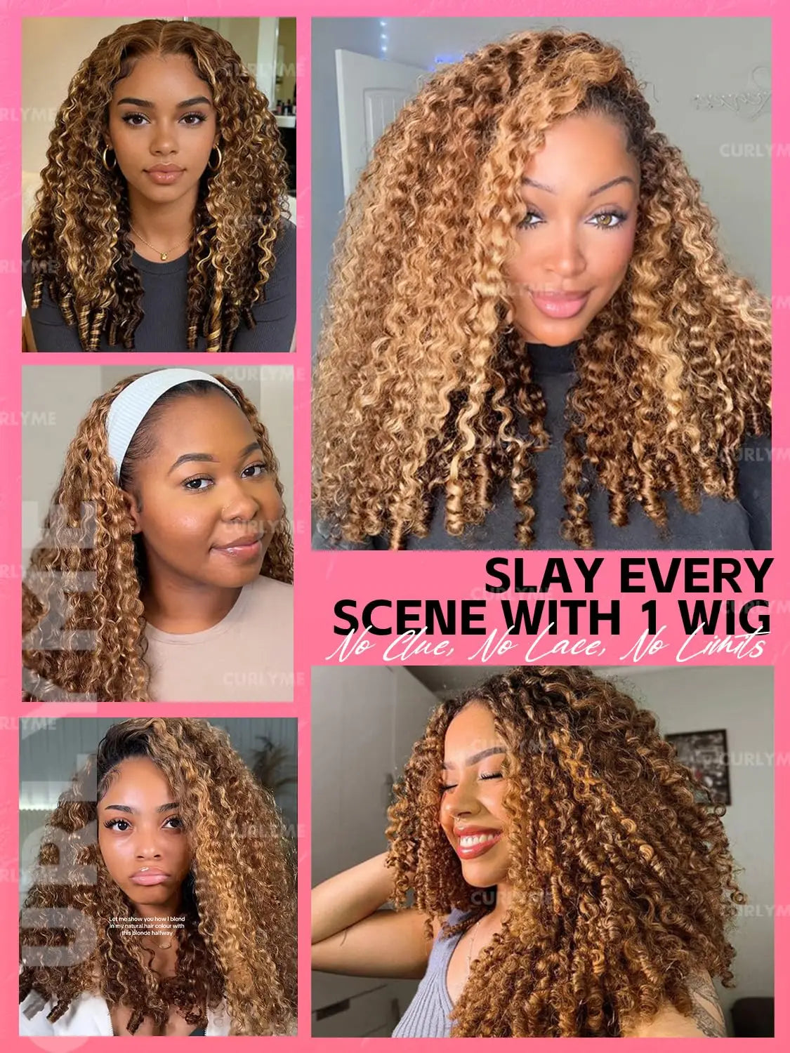 Half Wig – 3 In 1 Drawstring Glueless – Remy Human Hair – Long | KIMLUD