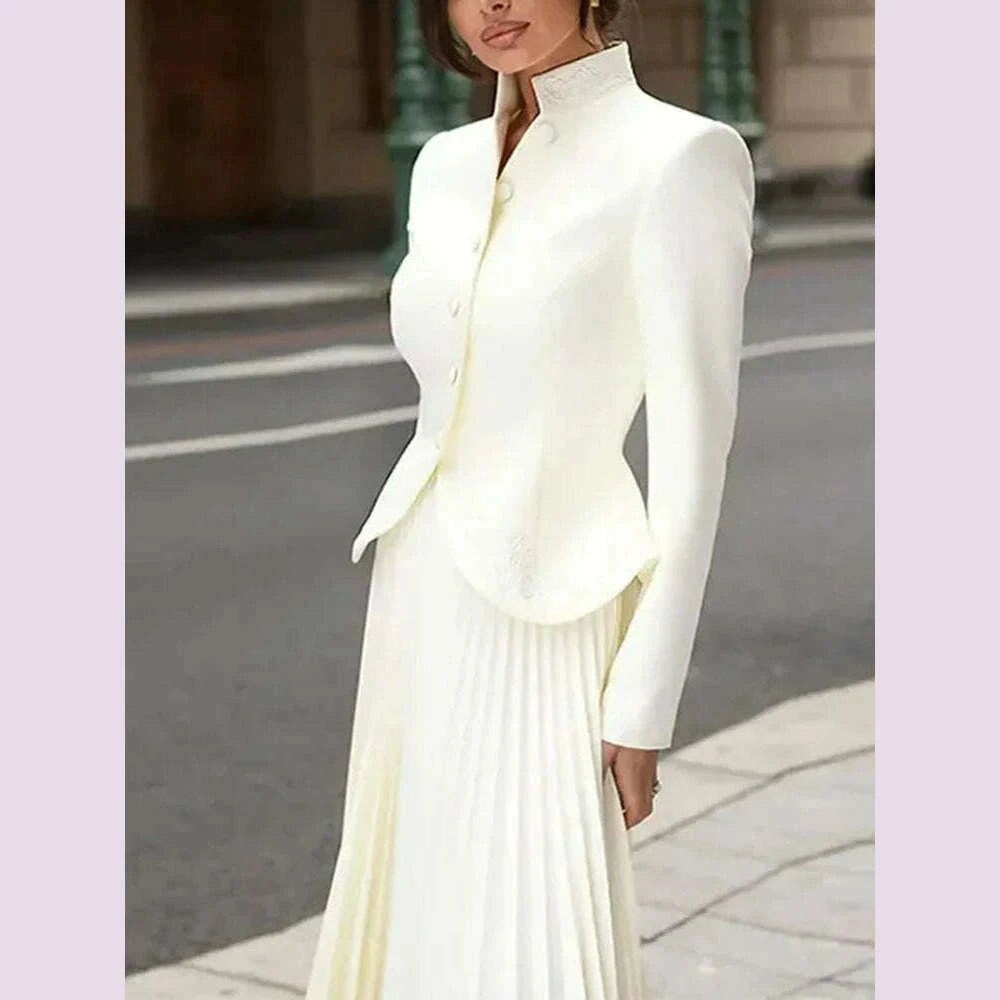 twotwinstyle-solid-two-piece-set-for-women-stand-collar-long-sleeve-spliced-button-tops-high-waist-skirt-chic-set-female-fashion-kimlud-kimlud-33913141