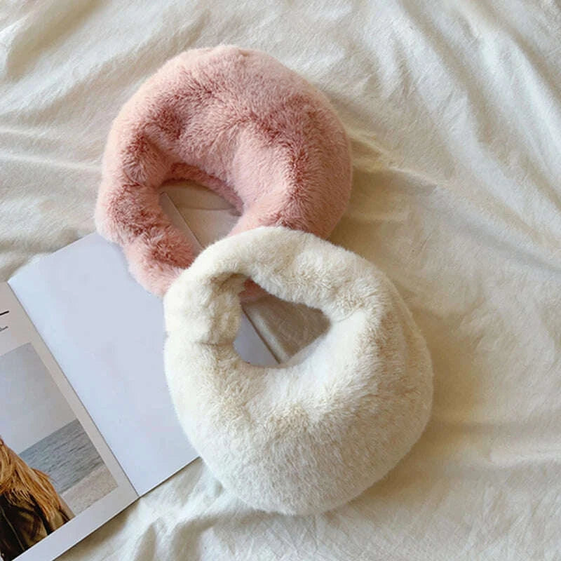solid-color-plush-dumpling-bag-simple-style-niche-design-faux-fur-handbag-tote-small-womens-underarm-hobo-bagkimludkimlud-35556595