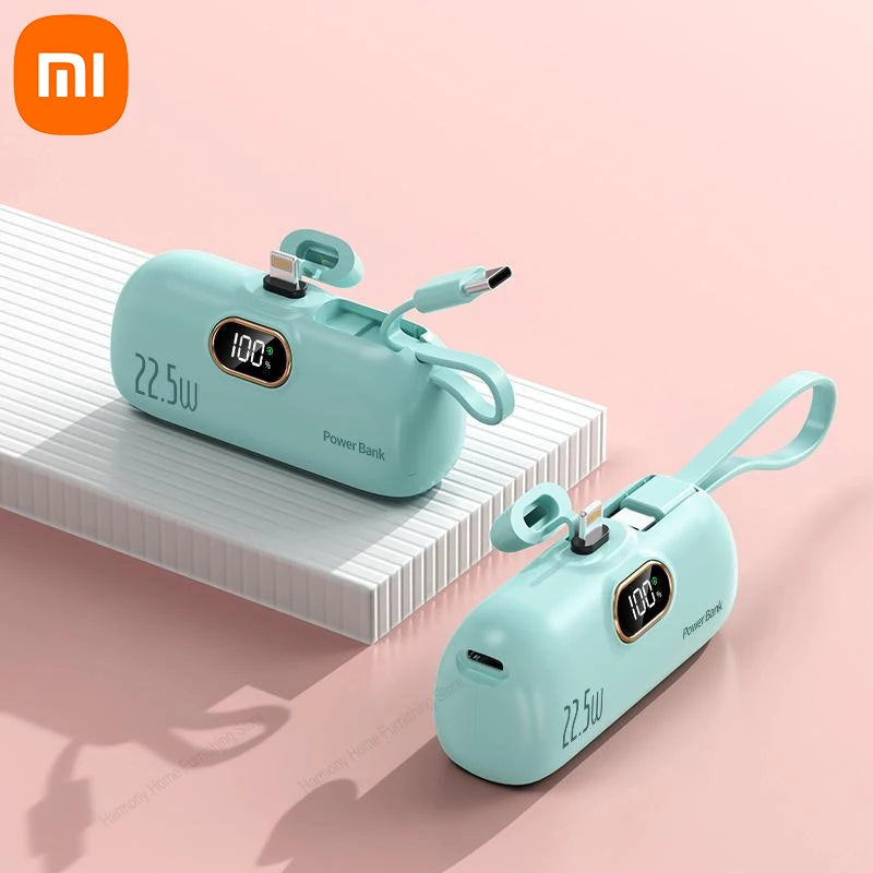 Xiaomi Mini Convenient Mobile Power Bank 30000mah Portable Fast Charging Suitable For iPhone 16  Samsung Xiaomi External Battery