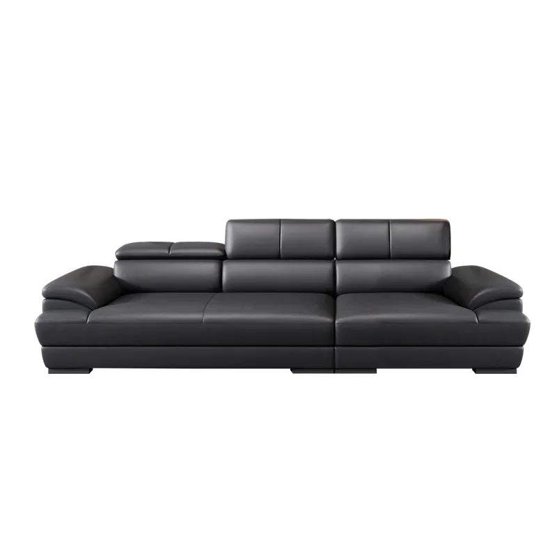 Minimalist Modern Sectional Sofa Modular Design — Deep Black | KIMLUD