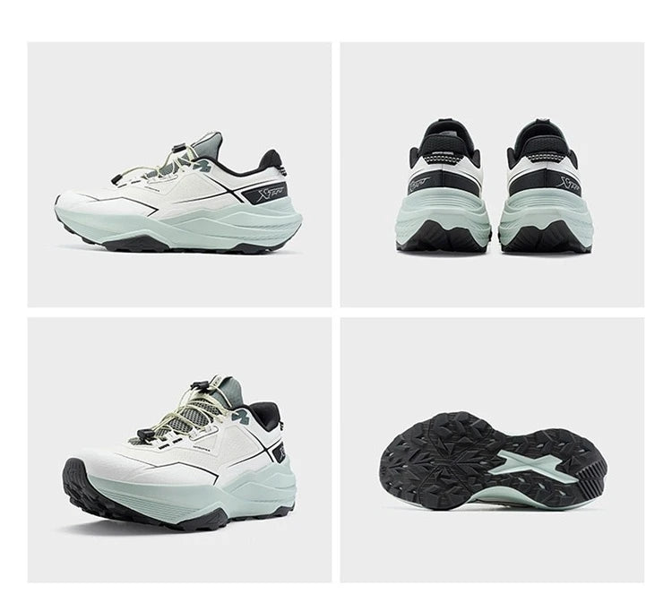 Xtep Chase Mountain 2.0 Pro Professional Outdoor Trail Running Shoes For Men Rebound Anti-Slip Wear-Resistant 874319170003