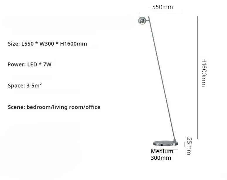 Hot Selling Wind Living Room Sofa Next To The Floor Light Modern Simple Sense Can Rotate The Hand Sensing Bedroom Floor Lamp