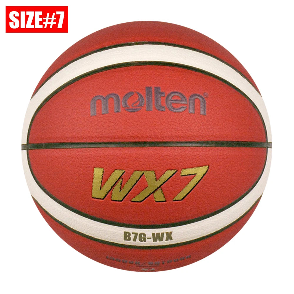 PU Basketball Official Size 7 6 5 — Orange | KIMLUD