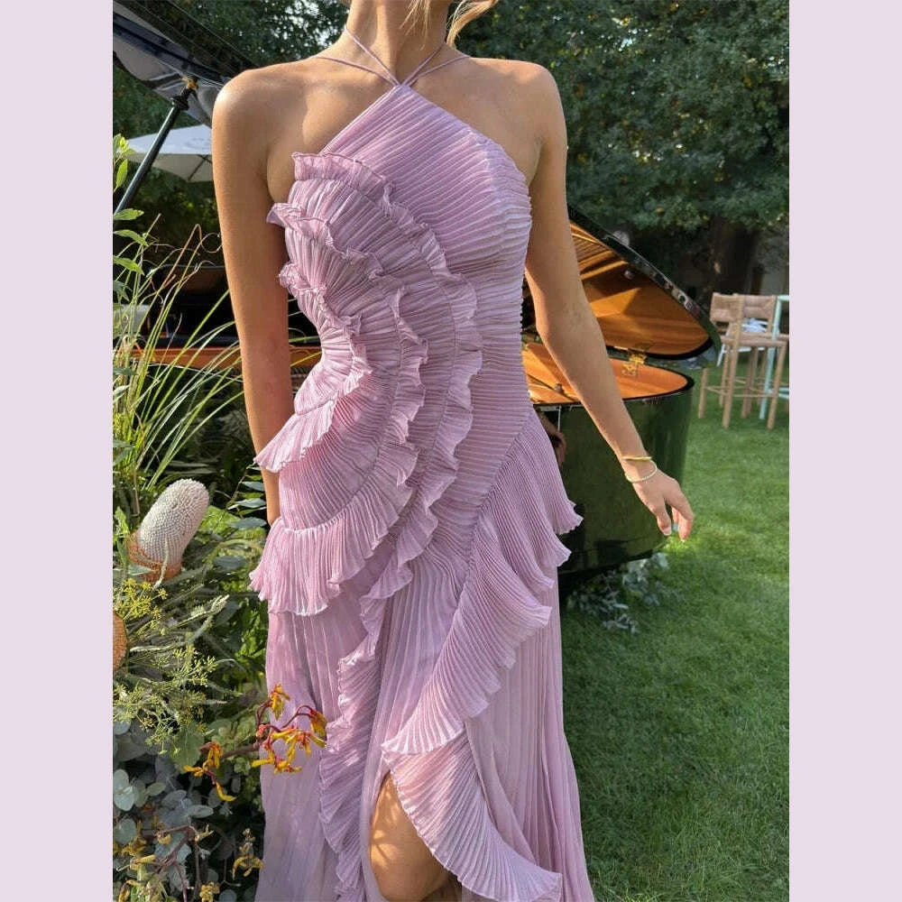 sexy-halter-neck-pleated-ruffled-long-dress-women-pink-sleeveless-backless-lace-up-folds-slim-dresses-evening-party-gownskimlud-womens-fashion-34600145