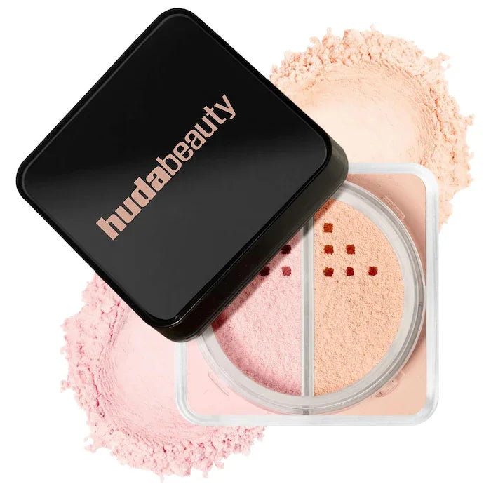 Brightening Loose Powder Duo Correcting For A Rested Luminous Complexion — Pink | KIMLUD