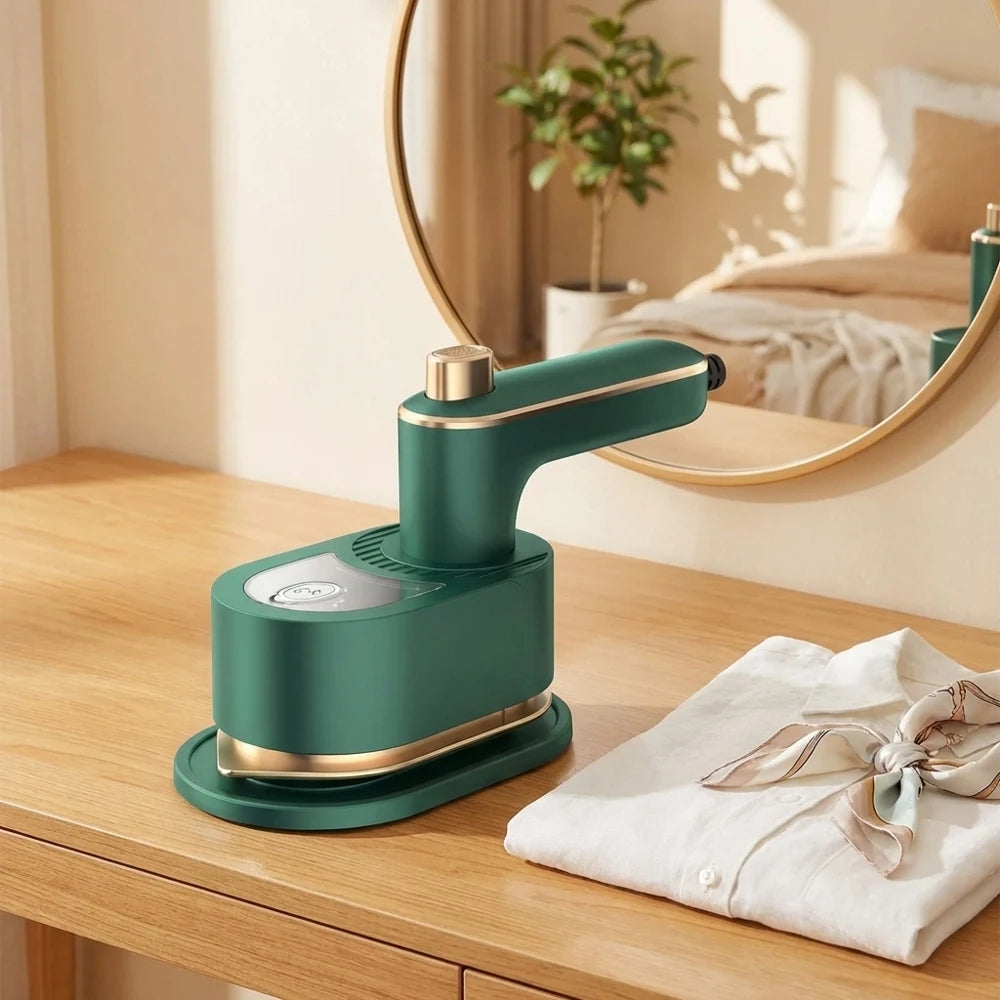 Portable Handheld Garment Steamer — Black | KIMLUD