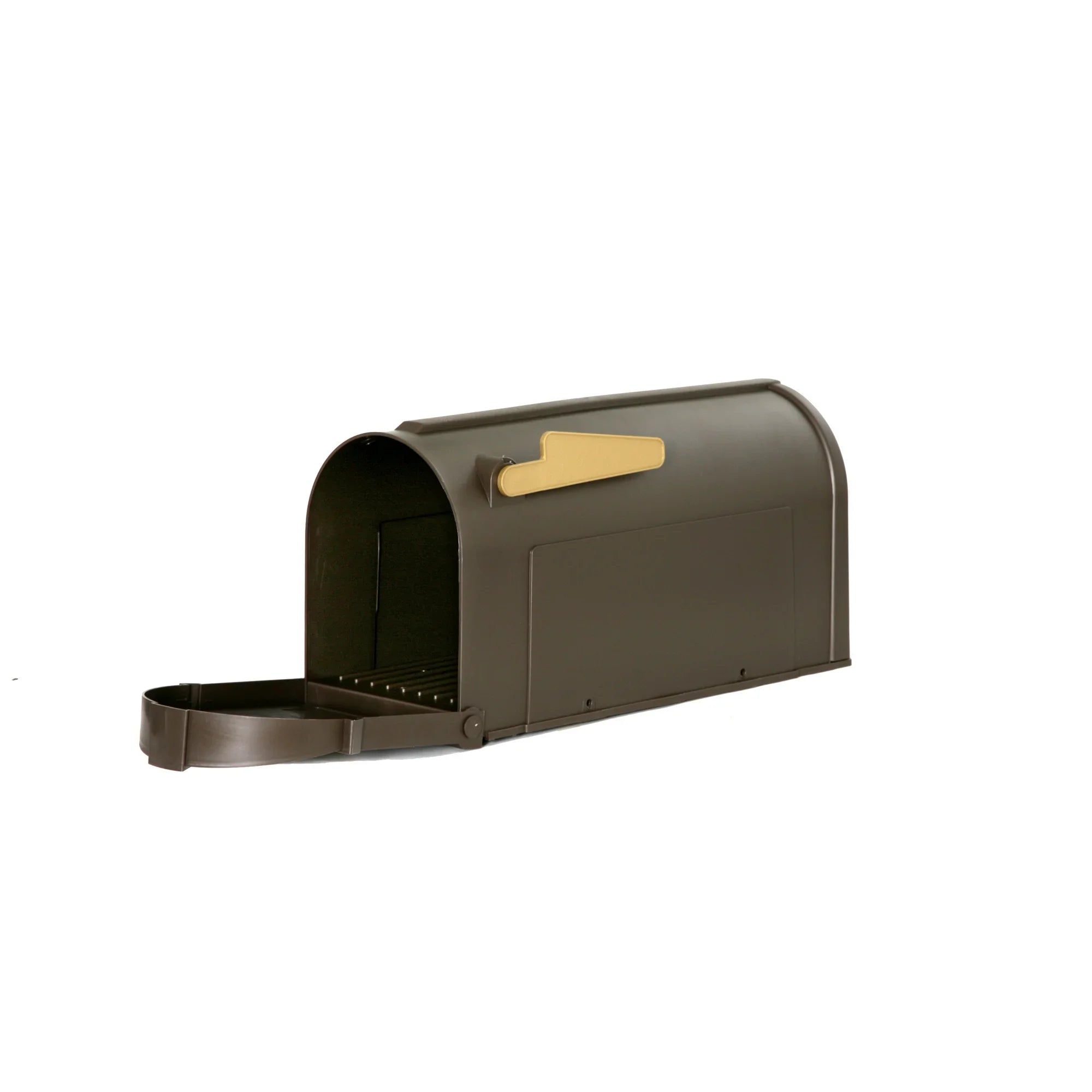 Decorative Plastic Post Mount Mailbox — Bronze | KIMLUD