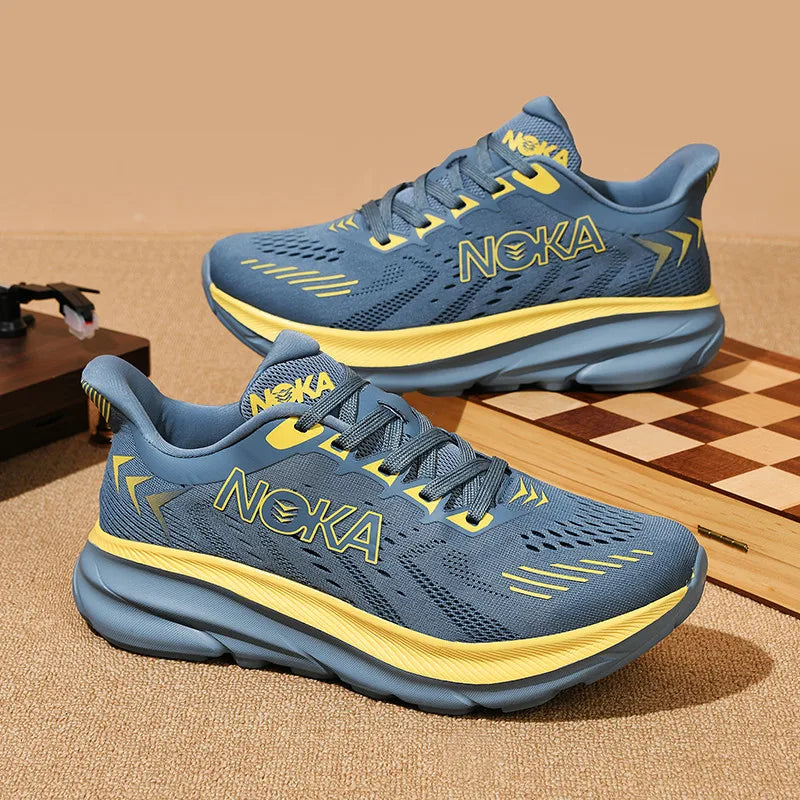 Men's Running Shoes Non-Slip Off-road Shoes Mesh Trainer Race Outdoor Breathable Cushioning Sneakers Couple Fashion Luxury shoes