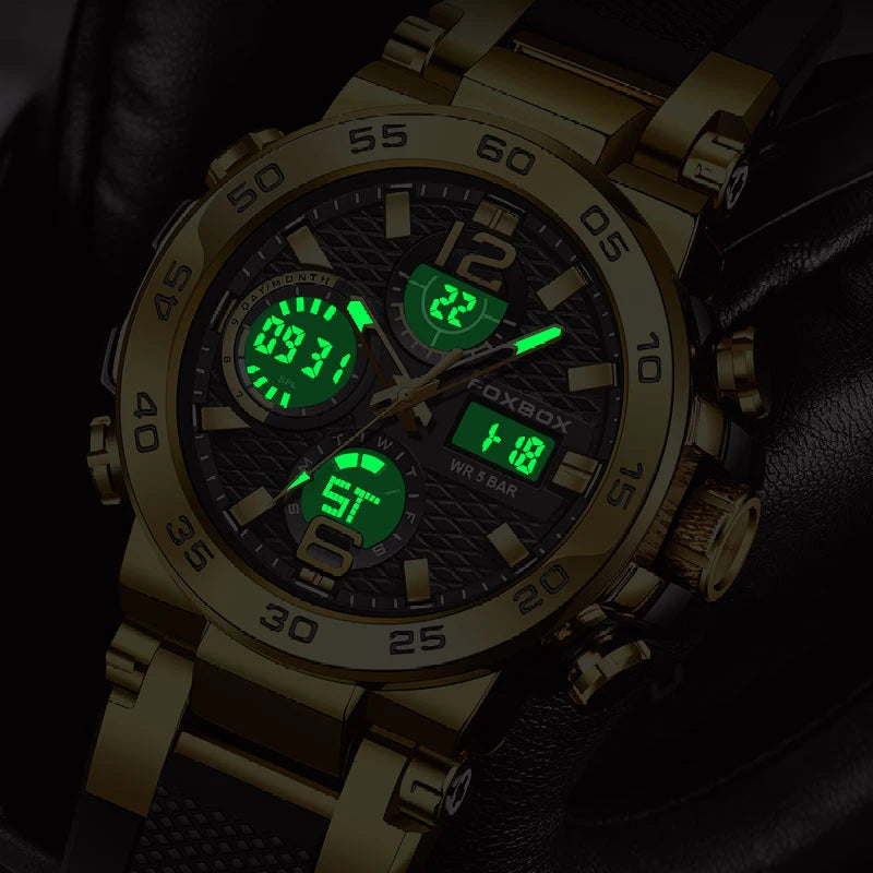 LIGE Men Digital Watch  Military Sports Swimming Watches Fashion Waterproof Dual  display  Wristwatch Mens Relogios Masculino