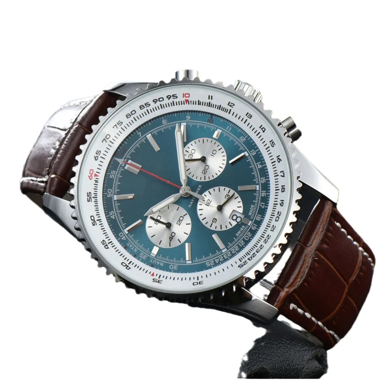 Original Replica Big Dial Multifunctional Automatic Man Watch  Vintage Mechanical Waterproof Male Wrist Watches