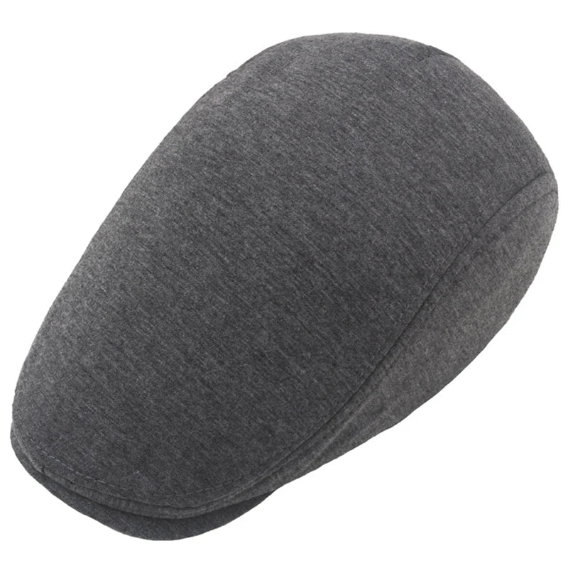 Retro Wool Cap Winter Classic Silhouette — Black | KIMLUD