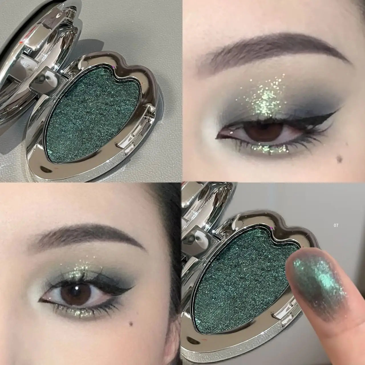 Eyeshadow Palette – Waterproof – Pearlescent Blue Metallic | KIMLUD