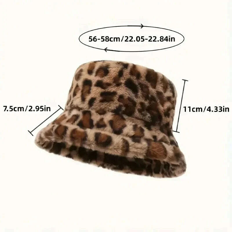 stylish-leopard-print-bucket-hat---soft-polyester-fleece-fisherman-cap-ightweight-sun-shade-winter-fashion-accessory-for-womekimludkimlud-35572765